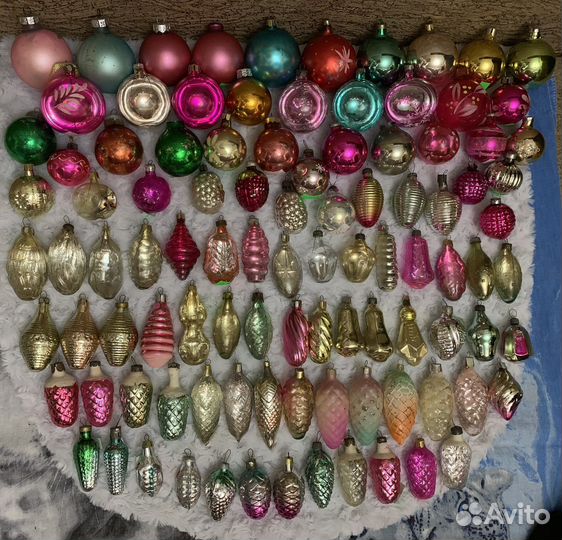 Елочные игрушки времен ссср, гдр