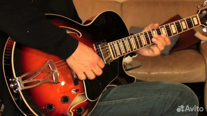 Полуакустическая гитара ibanez AG75-BS-12-06