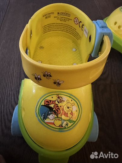 Ролики детские раздвижные четырехколесные