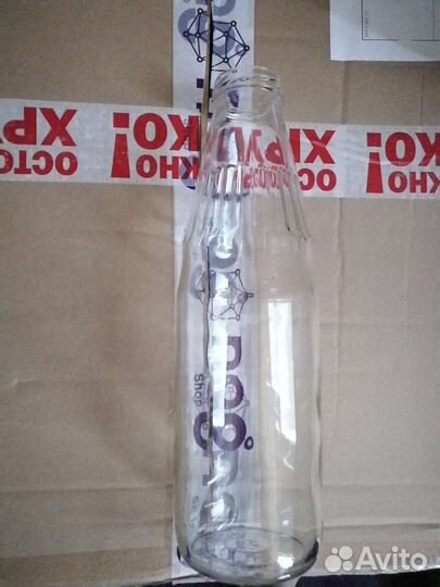 Стеклянная бутылка 1 л