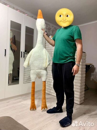 Мягкая игрушка новая гусь