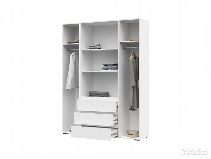 Шкаф Четырехстворчатый Хелен Шк05 с ящиками