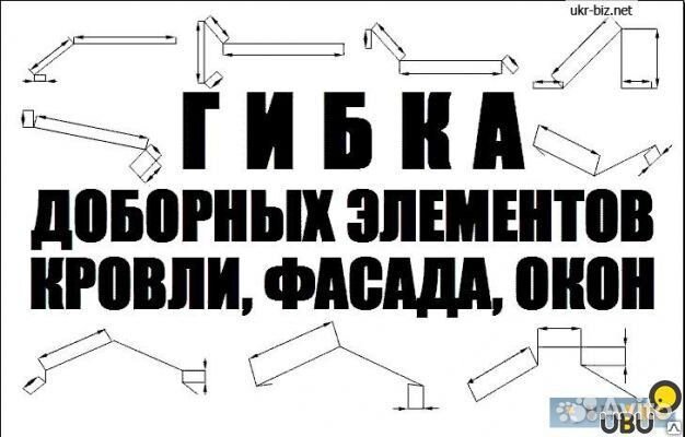 Доборные элементы кровли фасада,откосы,отливы