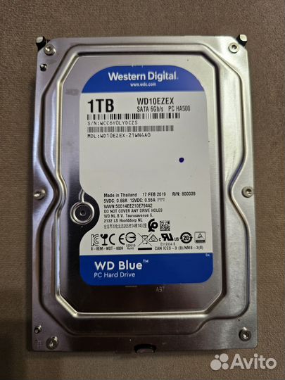 Жёсткий диск WD Blue 1TB