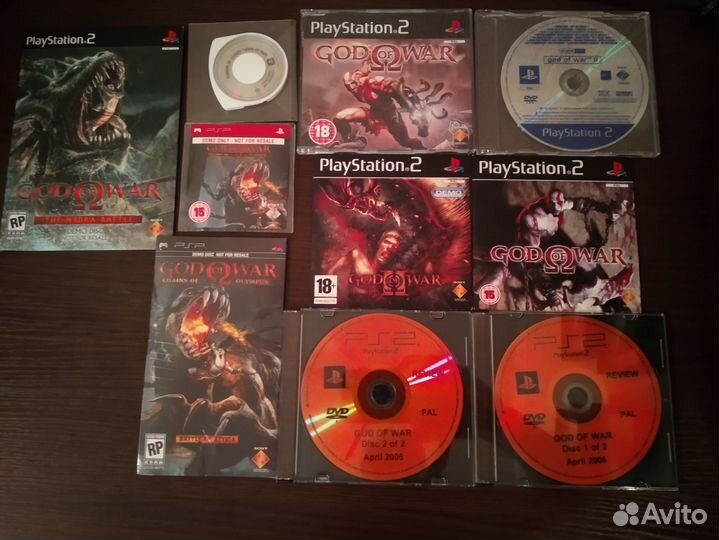 God of War, demo / promo, PS3 / PS2 / PSP