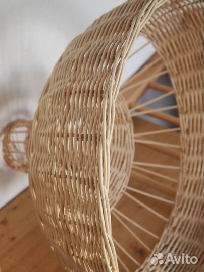 Абажур плетеный