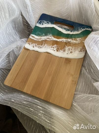 Разделочная доска из эпоксидной смолы