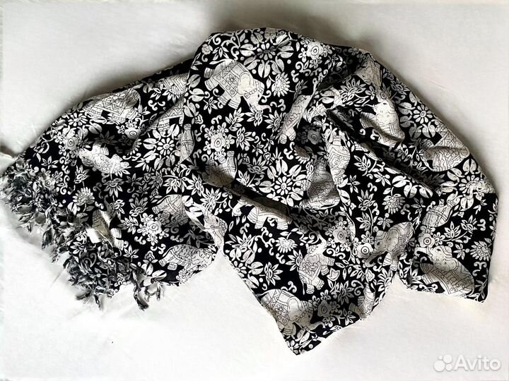 Палантин Индия хлопок новый