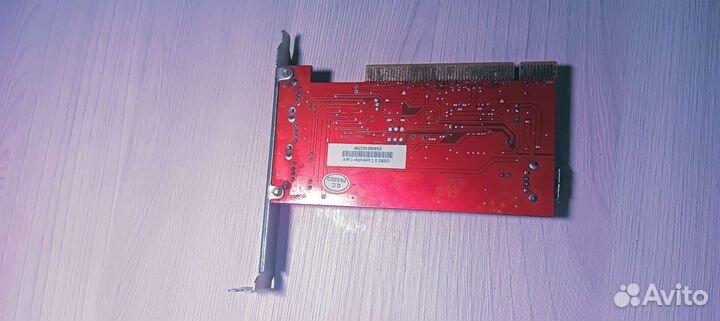 Контроллер PCI USB 2.0x3 VIA VT6202 звуковая карта