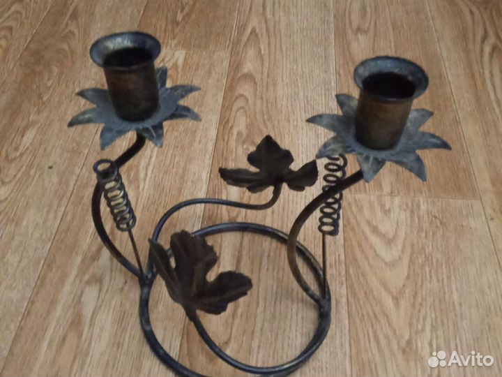 Подсвечник ручной работы металл