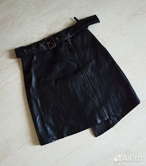 Кожаная юбка