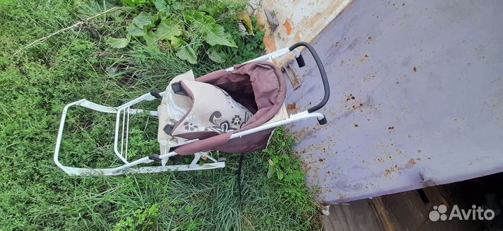 Санки на колёсиках