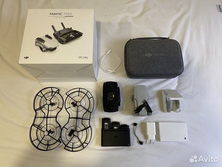 Квадрокоптер дрон dji mini fly more combo