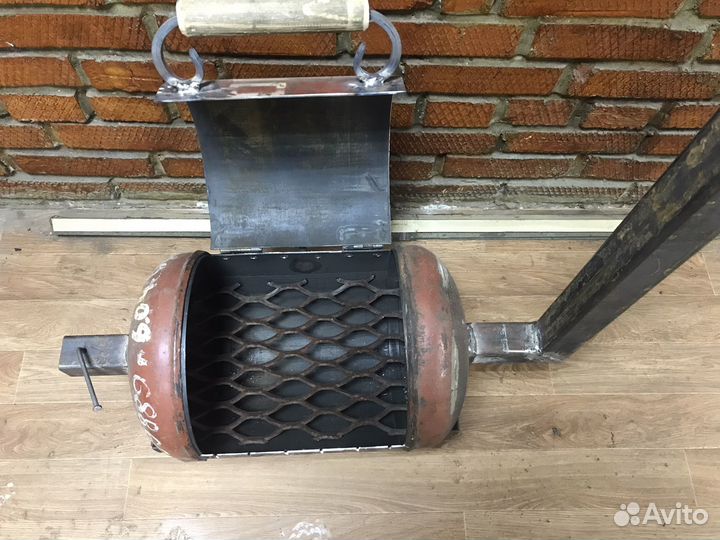 Мангал с газового баллона