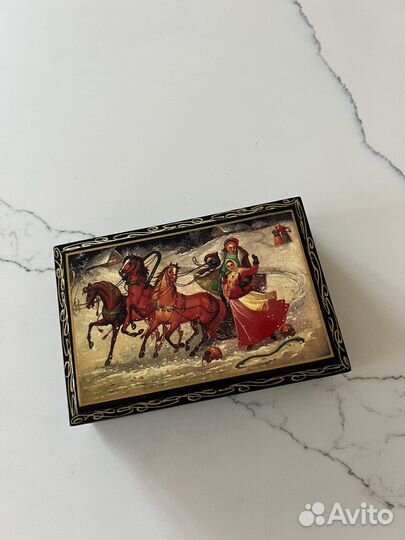 Шкатулка палех