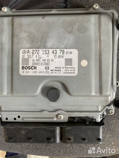 Блок управления двигателем mercedes w211