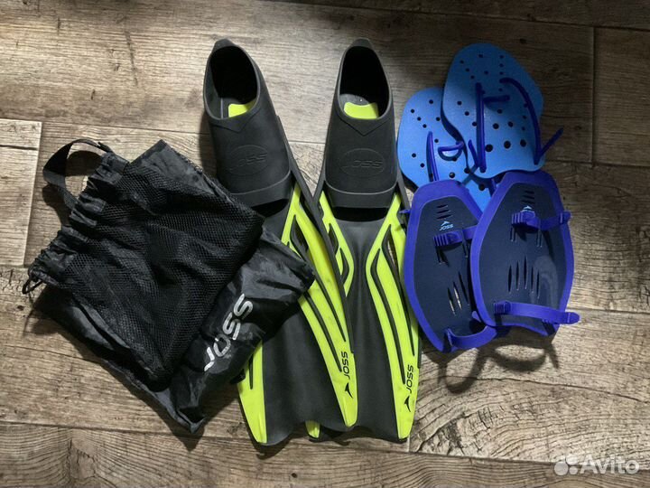 Ласты для плавания 35 36, лопатки для плавания