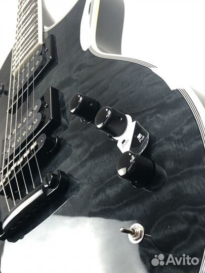 Электрогитара ESP ltd EC-1000piezo QM stblk