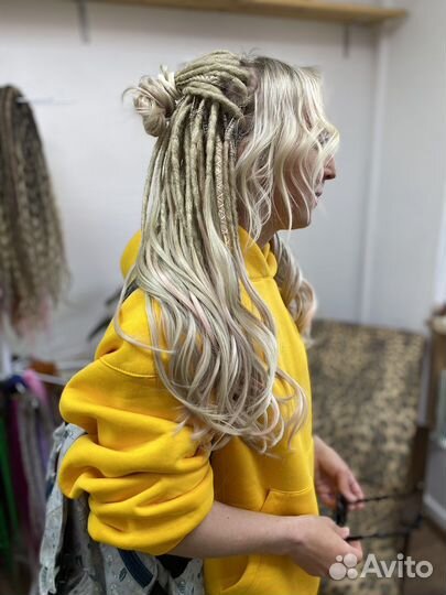 Заплетение дреды косы кудри