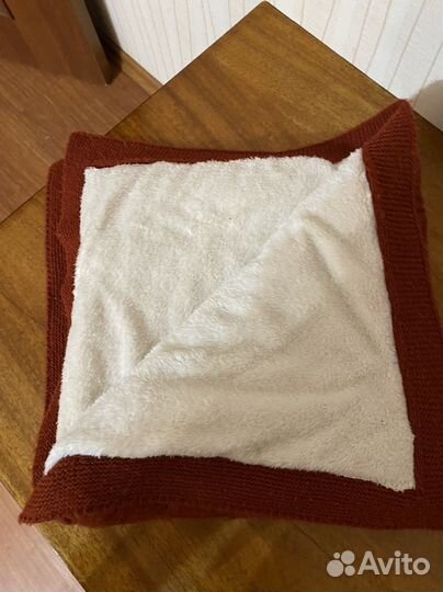 Плед детский вязаный