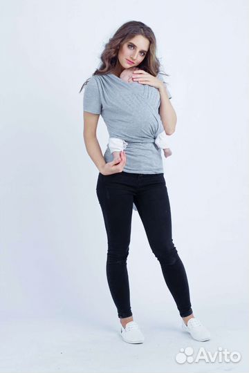 Слингомайка Loona Baby серая размер L (46-48)