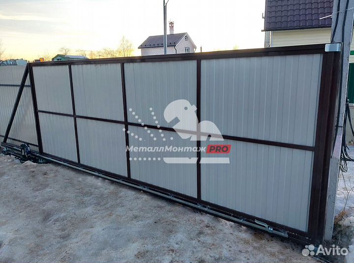 Автоматические откатные ворота