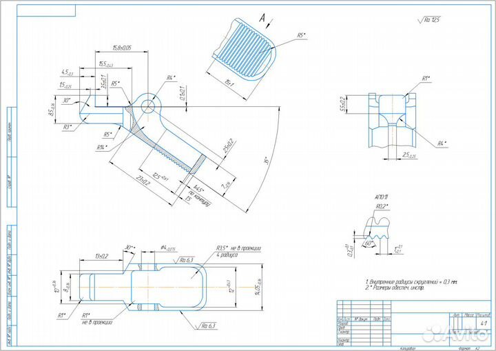 Чертежи на заказ, схемы, 3D моделирование. Компас