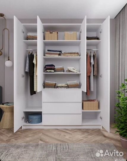 Шкаф мори белый