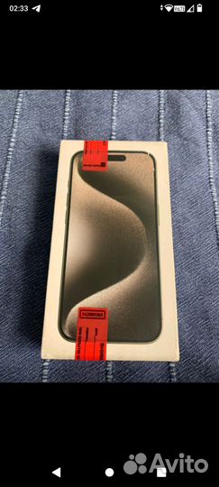 iPhone 15 pro 128 гб титан sim+eSim