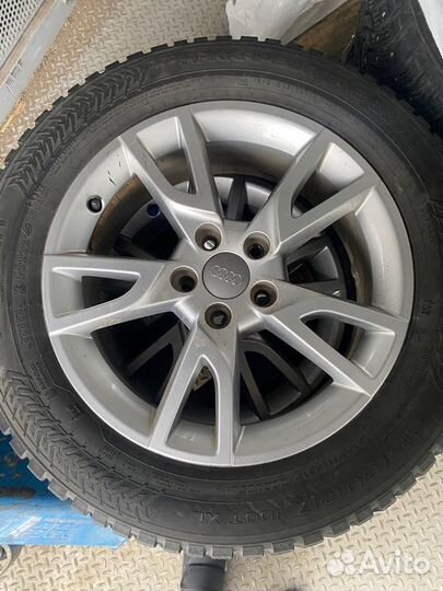 Колеса Audi r17 зима шипы