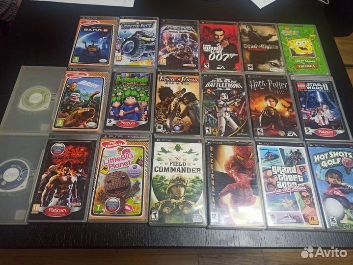 Диски на psp sony