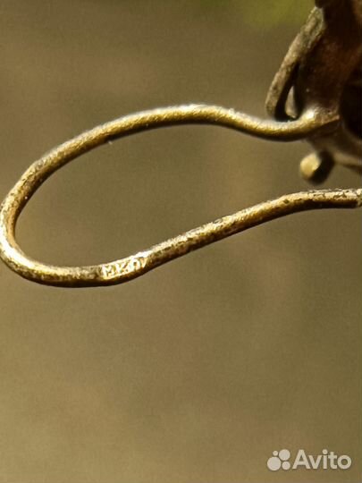 Серьги мкп винтаж СССР