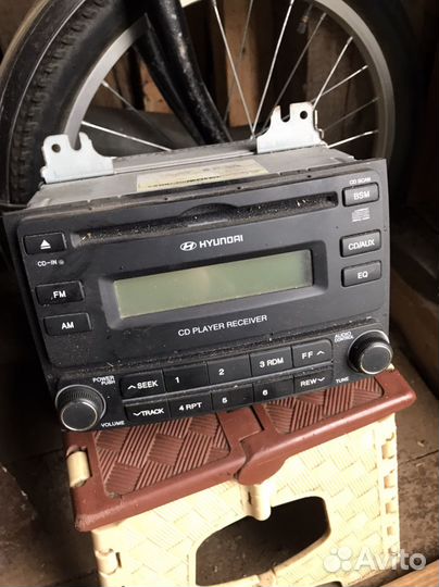 Автомагнитола штатная hyundai cd player receiver