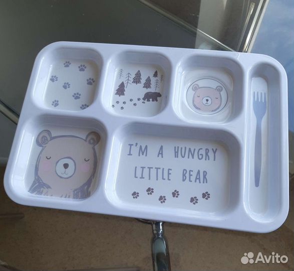 Тарелка для детей с секциями