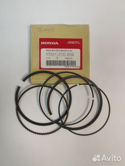 Кольца поршневые оригинальные honda