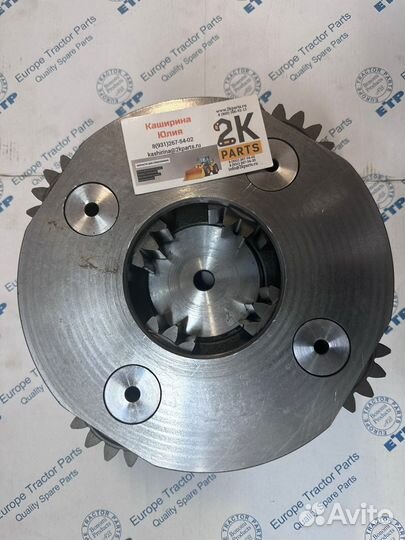 Планетарная передача редуктора поворота башни