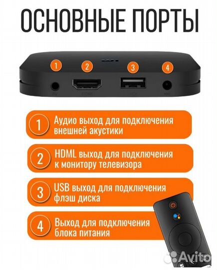 Медиаплеер Xiaomi Box S 2nd Gen 4K (EU) MDZ-28-AA