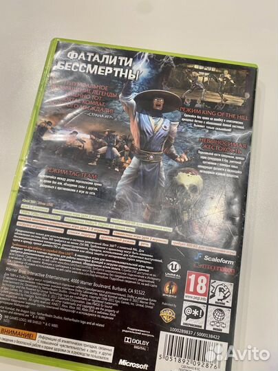 Mortal kombat xbox 360 xbox ONE лицензия