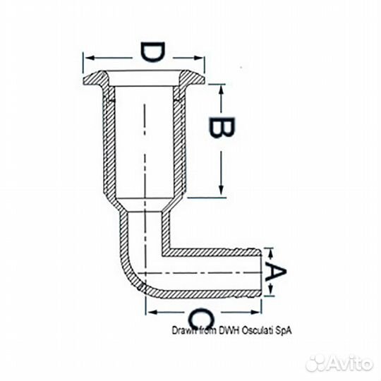 Штуцер слива в море 1 