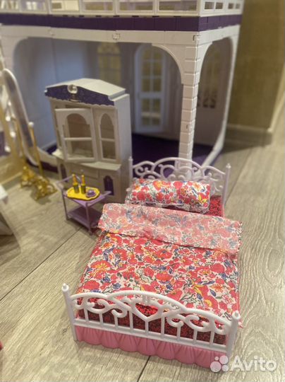 Кукольный домик для барби с мебелью