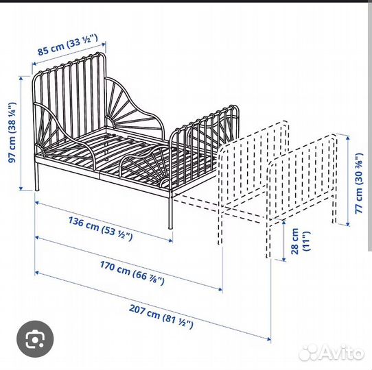 Раздвижные кровати IKEA