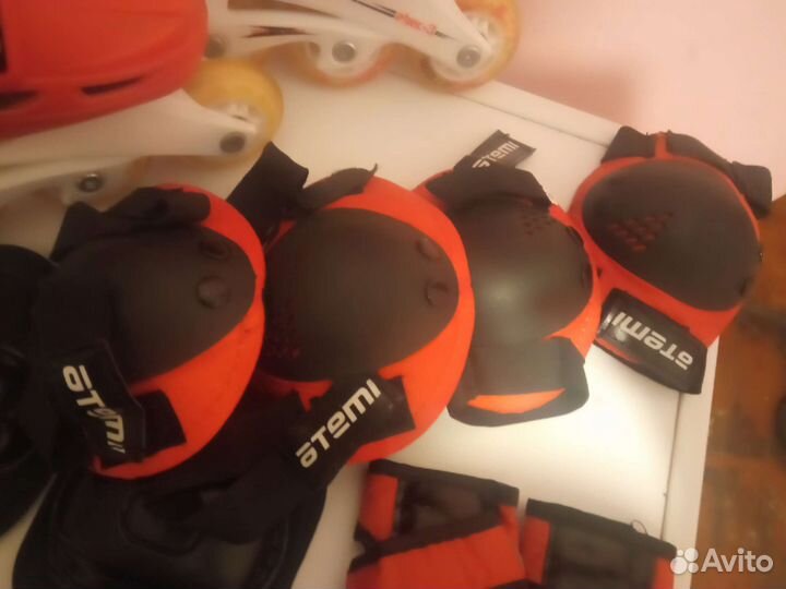 Детские ролики и защита 31 34 размер