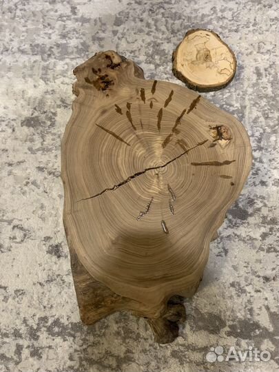 Спил древесный Карагач 60х40х5