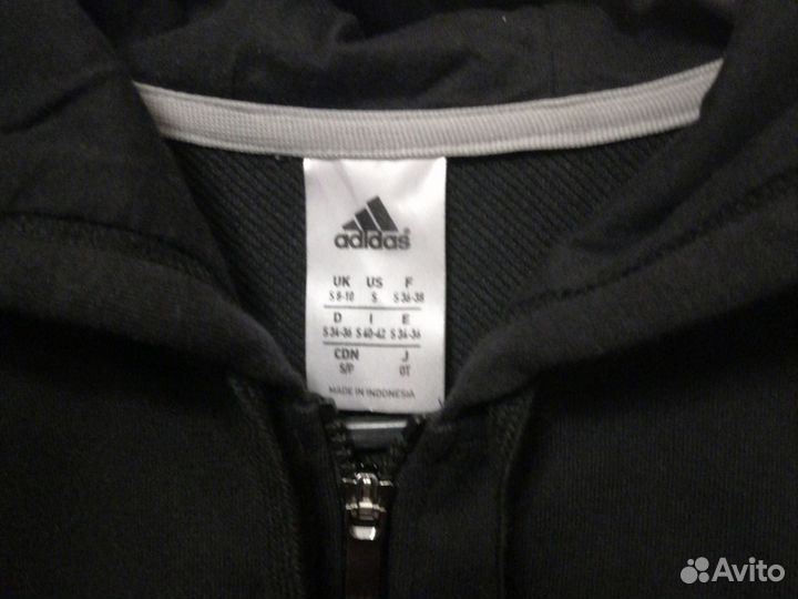 Спортивная кофта adidas женская на молнии