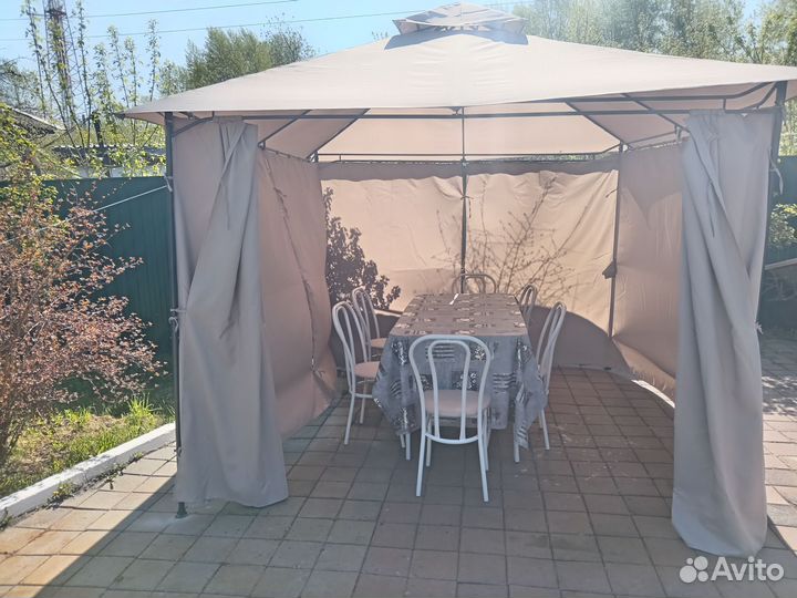 Аренда летнего дворика с шатром