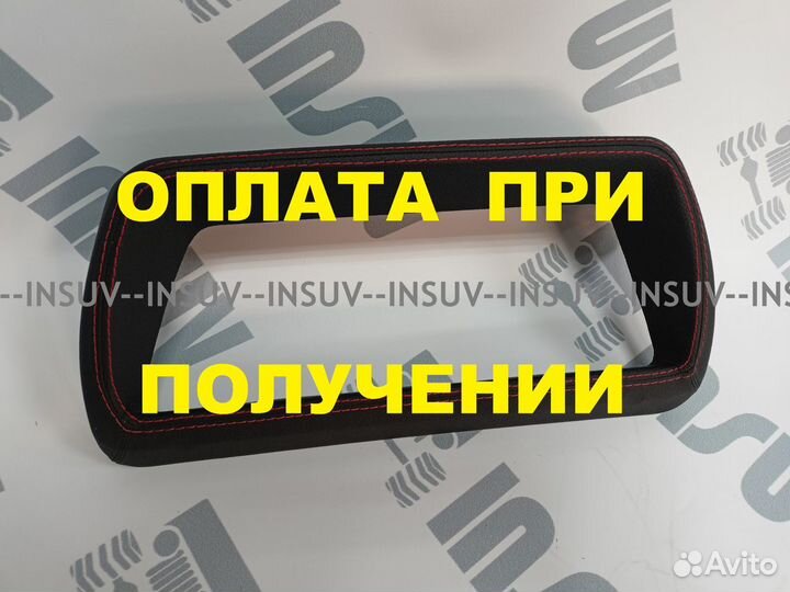 Щиток панели приборов Нива 21214 в коже красн стр