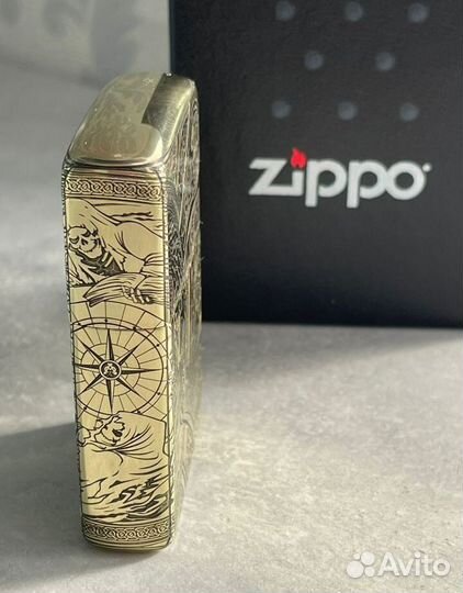 Зажигалка zippo с грави-ой 4 всадника Апокалипсиса