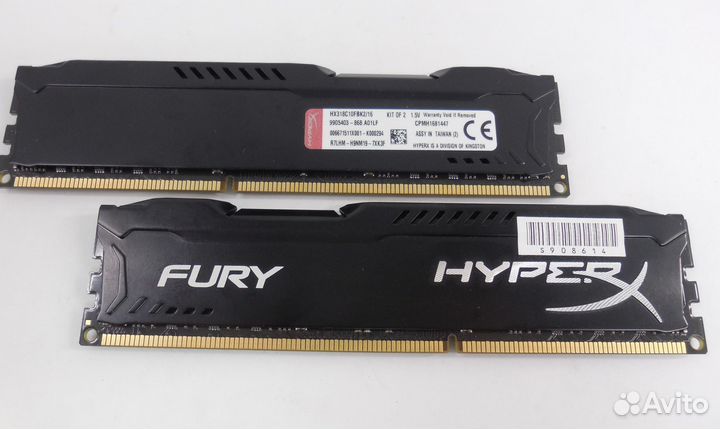 Оперативная память Kingston fury ddr4 32gb 3600mhz