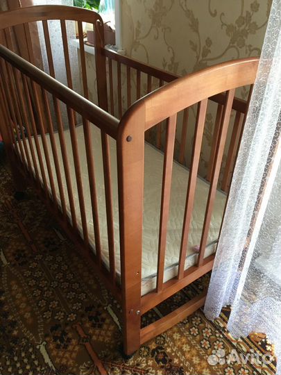 Детская кровать и матрас 120 60