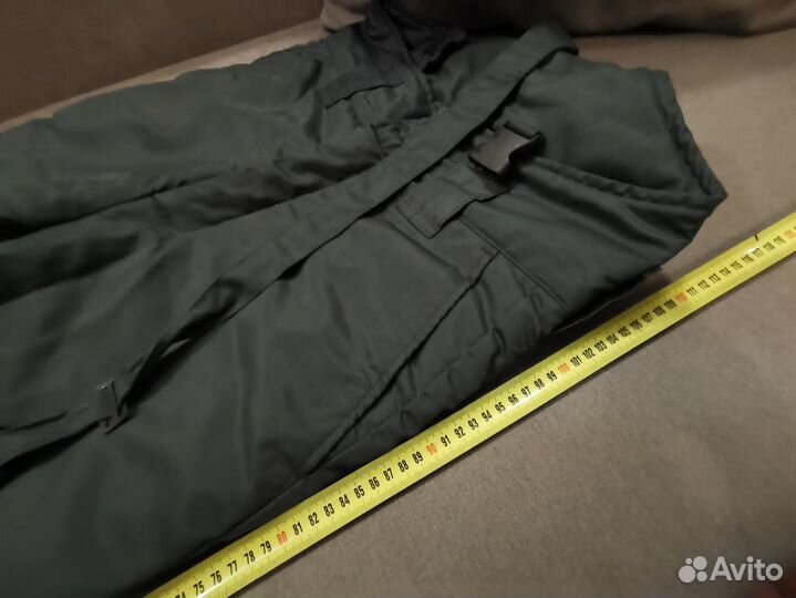 Штаны ватные на лямках